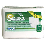Select Disposable Pull-up Underwear/Diapers