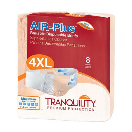 Tranquility® AIR-Plus™ Bariatric Disposable Diapers/Briefs